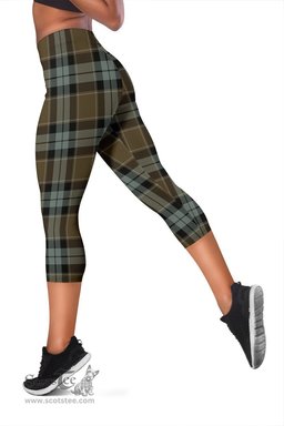 Scotstee Shop Tartan Capris Leggings Graham Of Menteith Weathered Tartan Leggings, Girls Capri Leggings, Capri Yoga Pants, Tartan Capri Leggings, Plaid Capri Leggings