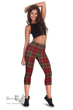 Scotstee Shop Tartan Capris Leggings Lindsay Weathered Tartan Leggings, Girls Capri Leggings, Capri Yoga Pants, Tartan Capri Leggings, Plaid Capri Leggings