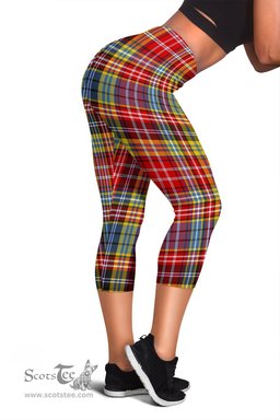 Scotstee Shop Tartan Capris Leggings Ogilvie Of Airlie Ancient Tartan Leggings, Girls Capri Leggings, Capri Yoga Pants, Tartan Capri Leggings, Plaid Capri Leggings