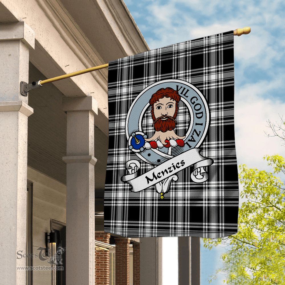 Garden Flag Menzies Modern Clan Badge Tartan Flag Scottish Tartan House Flag,buffalo plaid garden flag,irish family crest flags,ns tartan flags,scottish clan flags,scottish clan flags uk,Scottish Tartan House Flag,Tartan Clan Flag,tartan day flag,Tartan Garden Flag