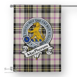 Garden Flag MacPherson Dress Ancient Clan Badge Tartan Flag Scottish Tartan House Flag,buffalo plaid garden flag,irish family crest flags,ns tartan flags,scottish clan flags,scottish clan flags uk,Scottish Tartan House Flag,Tartan Clan Flag,tartan day flag,Tartan Garden Flag