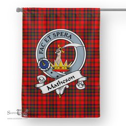 Garden Flag Matheson Red Clan Badge Tartan Flag Scottish Tartan House Flag,buffalo plaid garden flag,irish family crest flags,ns tartan flags,scottish clan flags,scottish clan flags uk,Scottish Tartan House Flag,Tartan Clan Flag,tartan day flag,Tartan Garden Flag