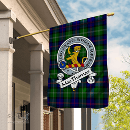 Garden Flag MacThomas Modern Clan Badge Tartan Flag Scottish Tartan House Flag,buffalo plaid garden flag,irish family crest flags,ns tartan flags,scottish clan flags,scottish clan flags uk,Scottish Tartan House Flag,Tartan Clan Flag,tartan day flag,Tartan Garden Flag