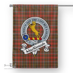 Garden Flag MacKintosh Hunting Weathered Clan Badge Tartan Flag Scottish Tartan House Flag,buffalo plaid garden flag,irish family crest flags,ns tartan flags,scottish clan flags,scottish clan flags uk,Scottish Tartan House Flag,Tartan Clan Flag,tartan day flag,Tartan Garden Flag