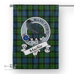 Garden Flag MacKie Clan Badge Tartan Flag Scottish Tartan House Flag,buffalo plaid garden flag,irish family crest flags,ns tartan flags,scottish clan flags,scottish clan flags uk,Scottish Tartan House Flag,Tartan Clan Flag,tartan day flag,Tartan Garden Flag