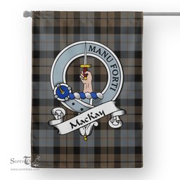 Garden Flag MacKay Weathered Clan Badge Tartan Flag Scottish Tartan House Flag,buffalo plaid garden flag,irish family crest flags,ns tartan flags,scottish clan flags,scottish clan flags uk,Scottish Tartan House Flag,Tartan Clan Flag,tartan day flag,Tartan Garden Flag