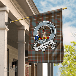 Garden Flag MacIntyre Hunting Weathered Clan Badge Tartan Flag Scottish Tartan House Flag,buffalo plaid garden flag,irish family crest flags,ns tartan flags,scottish clan flags,scottish clan flags uk,Scottish Tartan House Flag,Tartan Clan Flag,tartan day flag,Tartan Garden Flag