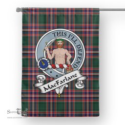 Garden Flag MacFarlane Hunting Modern Clan Badge Tartan Flag Scottish Tartan House Flag,buffalo plaid garden flag,irish family crest flags,ns tartan flags,scottish clan flags,scottish clan flags uk,Scottish Tartan House Flag,Tartan Clan Flag,tartan day flag,Tartan Garden Flag