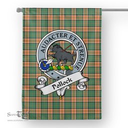 Garden Flag Pollock Hunting Clan Badge Tartan Flag Scottish Tartan House Flag,buffalo plaid garden flag,irish family crest flags,ns tartan flags,scottish clan flags,scottish clan flags uk,Scottish Tartan House Flag,Tartan Clan Flag,tartan day flag,Tartan Garden Flag