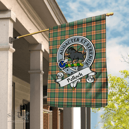Garden Flag Pollock Hunting Clan Badge Tartan Flag Scottish Tartan House Flag,buffalo plaid garden flag,irish family crest flags,ns tartan flags,scottish clan flags,scottish clan flags uk,Scottish Tartan House Flag,Tartan Clan Flag,tartan day flag,Tartan Garden Flag