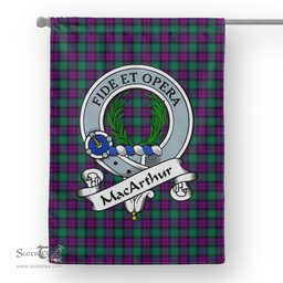Garden Flag MacArthur Of Milton Clan Badge Tartan Flag Scottish Tartan House Flag,buffalo plaid garden flag,irish family crest flags,ns tartan flags,scottish clan flags,scottish clan flags uk,Scottish Tartan House Flag,Tartan Clan Flag,tartan day flag,Tartan Garden Flag