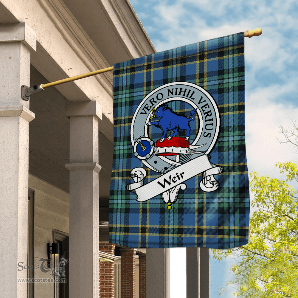 Weir Tartan Garden Flag Weir Ancient Clan Badge Tartan Flag Scottish Tartan House Flag,buffalo plaid garden flag,irish family crest flags,ns tartan flags,scottish clan flags,scottish clan flags uk,Scottish Tartan House Flag,Tartan Clan Flag,tartan day flag,Tartan Garden Flag