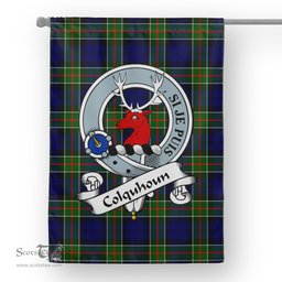 Garden Flag Colquhoun Modern Clan Badge Tartan Flag Scottish Tartan House Flag,buffalo plaid garden flag,irish family crest flags,ns tartan flags,scottish clan flags,scottish clan flags uk,Scottish Tartan House Flag,Tartan Clan Flag,tartan day flag,Tartan Garden Flag