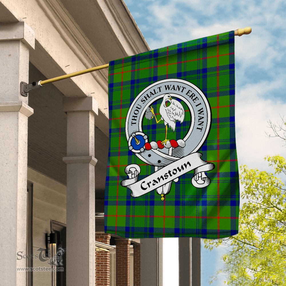 Garden Flag Cranstoun Hunting Clan Badge Tartan Flag Scottish Tartan House Flag,buffalo plaid garden flag,irish family crest flags,ns tartan flags,scottish clan flags,scottish clan flags uk,Scottish Tartan House Flag,Tartan Clan Flag,tartan day flag,Tartan Garden Flag