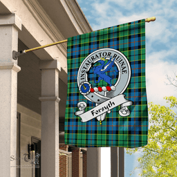 Garden Flag Forsyth Ancient Clan Badge Tartan Flag Scottish Tartan House Flag,buffalo plaid garden flag,irish family crest flags,ns tartan flags,scottish clan flags,scottish clan flags uk,Scottish Tartan House Flag,Tartan Clan Flag,tartan day flag,Tartan Garden Flag