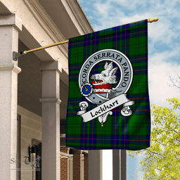 Garden Flag Lockhart Modern Clan Badge Tartan Flag Scottish Tartan House Flag,buffalo plaid garden flag,irish family crest flags,ns tartan flags,scottish clan flags,scottish clan flags uk,Scottish Tartan House Flag,Tartan Clan Flag,tartan day flag,Tartan Garden Flag