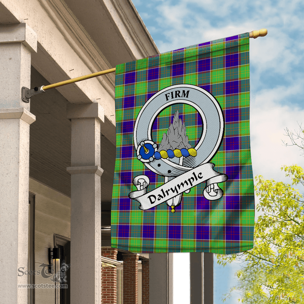 Garden Flag Dalrymple Clan Badge Tartan Flag Scottish Tartan House Flag,buffalo plaid garden flag,irish family crest flags,ns tartan flags,scottish clan flags,scottish clan flags uk,Scottish Tartan House Flag,Tartan Clan Flag,tartan day flag,Tartan Garden Flag