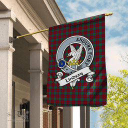 Garden Flag Lindsay Clan Badge Tartan Flag Scottish Tartan House Flag,buffalo plaid garden flag,irish family crest flags,ns tartan flags,scottish clan flags,scottish clan flags uk,Scottish Tartan House Flag,Tartan Clan Flag,tartan day flag,Tartan Garden Flag