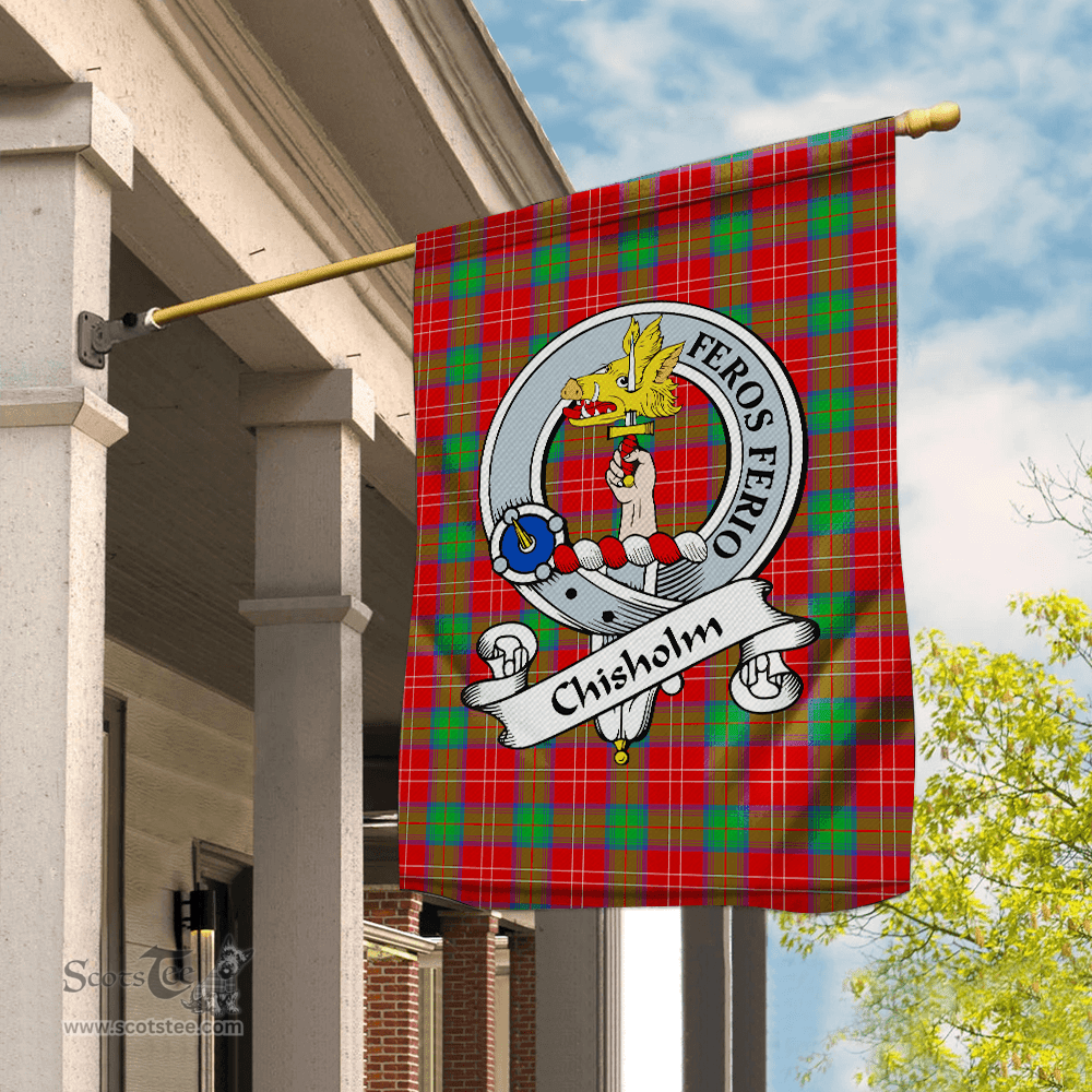 Garden Flag Chisholm Clan Badge Tartan Flag Scottish Tartan House Flag,buffalo plaid garden flag,irish family crest flags,ns tartan flags,scottish clan flags,scottish clan flags uk,Scottish Tartan House Flag,Tartan Clan Flag,tartan day flag,Tartan Garden Flag