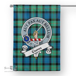 Garden Flag Gunn Ancient Clan Badge Tartan Flag Scottish Tartan House Flag,buffalo plaid garden flag,irish family crest flags,ns tartan flags,scottish clan flags,scottish clan flags uk,Scottish Tartan House Flag,Tartan Clan Flag,tartan day flag,Tartan Garden Flag