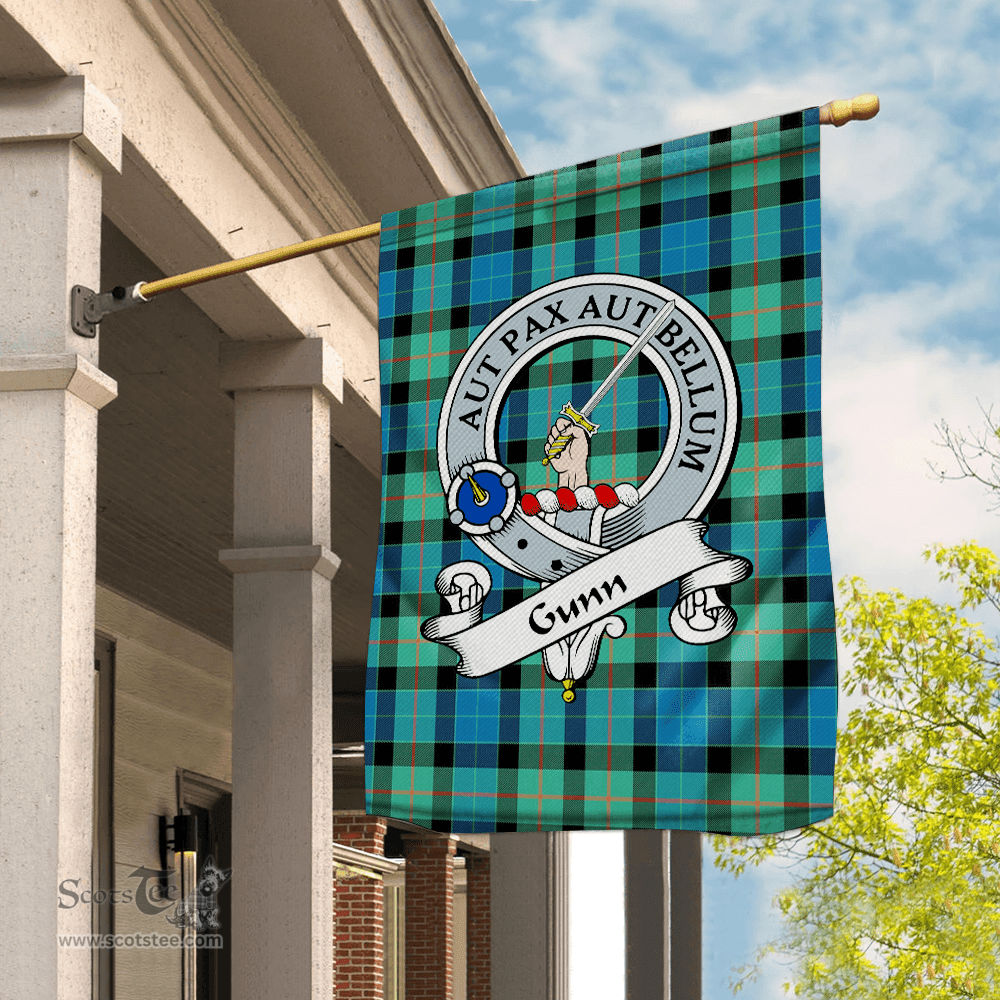 Garden Flag Gunn Ancient Clan Badge Tartan Flag Scottish Tartan House Flag,buffalo plaid garden flag,irish family crest flags,ns tartan flags,scottish clan flags,scottish clan flags uk,Scottish Tartan House Flag,Tartan Clan Flag,tartan day flag,Tartan Garden Flag