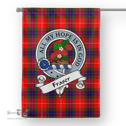 Garden Flag Fraser Modern Clan Badge Tartan Flag Scottish Tartan House Flag,buffalo plaid garden flag,irish family crest flags,ns tartan flags,scottish clan flags,scottish clan flags uk,Scottish Tartan House Flag,Tartan Clan Flag,tartan day flag,Tartan Garden Flag