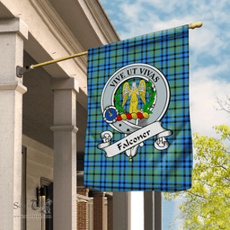 Garden Flag Falconer Clan Badge Tartan Flag Scottish Tartan House Flag,buffalo plaid garden flag,irish family crest flags,ns tartan flags,scottish clan flags,scottish clan flags uk,Scottish Tartan House Flag,Tartan Clan Flag,tartan day flag,Tartan Garden Flag
