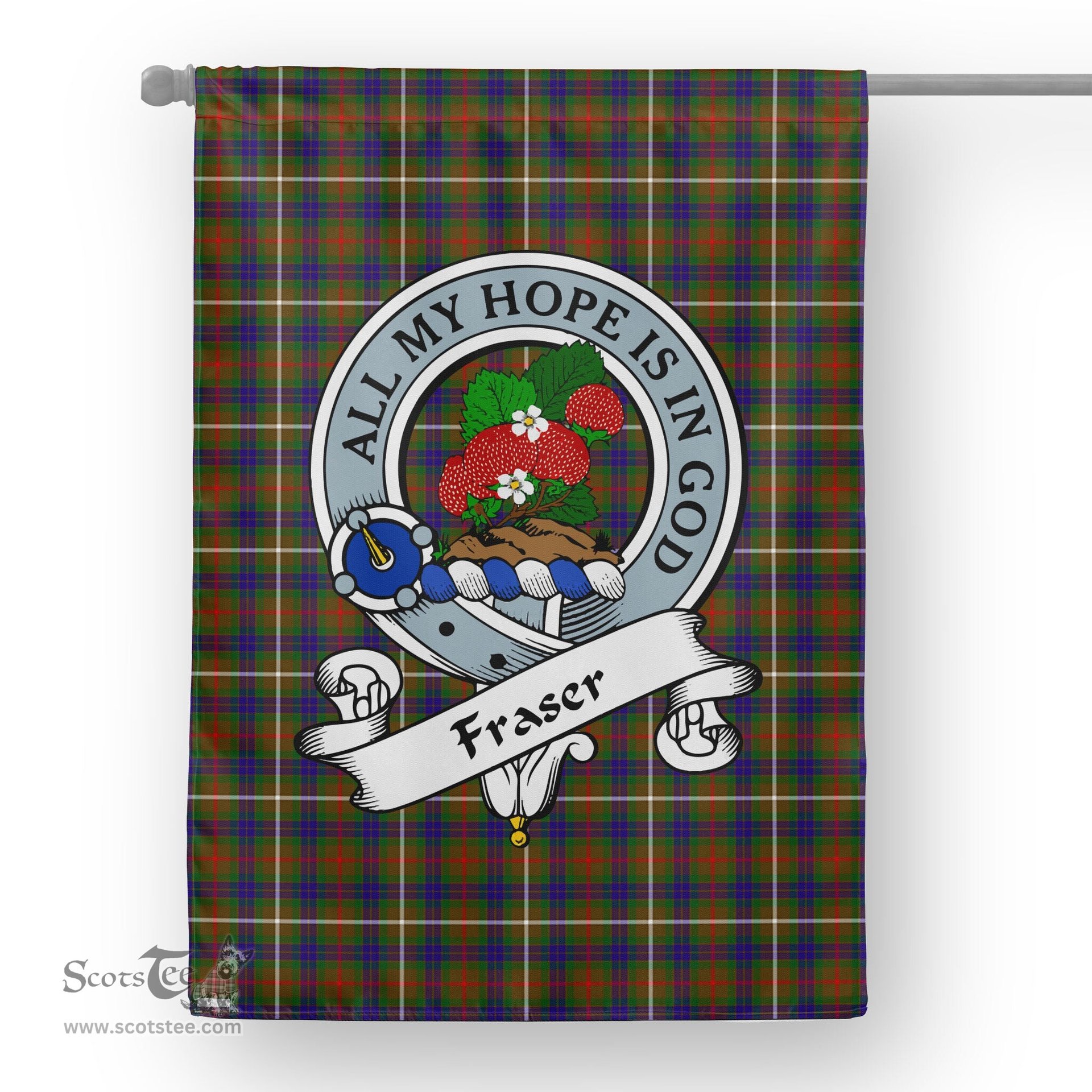 Garden Flag Fraser Hunting Clan Badge Tartan Flag Scottish Tartan House Flag,buffalo plaid garden flag,irish family crest flags,ns tartan flags,scottish clan flags,scottish clan flags uk,Scottish Tartan House Flag,Tartan Clan Flag,tartan day flag,Tartan Garden Flag