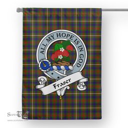Garden Flag Fraser Hunting Clan Badge Tartan Flag Scottish Tartan House Flag,buffalo plaid garden flag,irish family crest flags,ns tartan flags,scottish clan flags,scottish clan flags uk,Scottish Tartan House Flag,Tartan Clan Flag,tartan day flag,Tartan Garden Flag