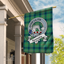 Scotstee Shop Kennedy Ancient Clan Badge Tartan Flag Scottish Tartan House Flag,buffalo plaid garden flag,irish family crest flags,ns tartan flags,scottish clan flags,scottish clan flags uk,Scottish Tartan House Flag,Tartan Clan Flag,tartan day flag,Tartan Garden Flag