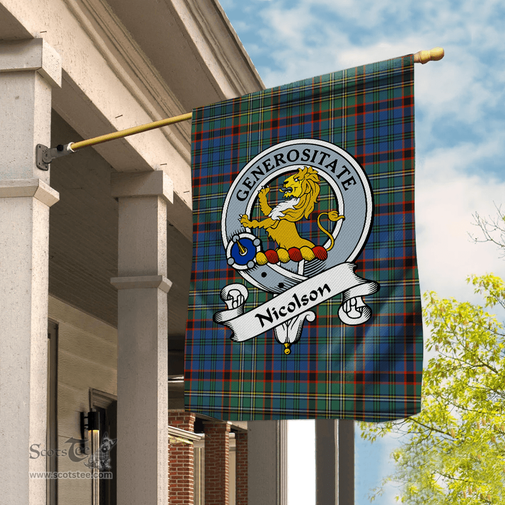 Garden Flag Nicolson Hunting Ancient Clan Badge Tartan Flag Scottish Tartan House Flag,buffalo plaid garden flag,irish family crest flags,ns tartan flags,scottish clan flags,scottish clan flags uk,Scottish Tartan House Flag,Tartan Clan Flag,tartan day flag,Tartan Garden Flag