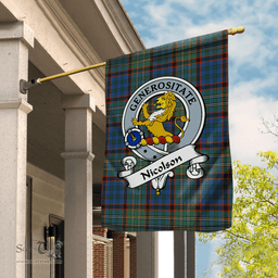 Garden Flag Nicolson Hunting Ancient Clan Badge Tartan Flag Scottish Tartan House Flag,buffalo plaid garden flag,irish family crest flags,ns tartan flags,scottish clan flags,scottish clan flags uk,Scottish Tartan House Flag,Tartan Clan Flag,tartan day flag,Tartan Garden Flag
