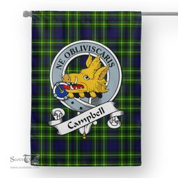 Garden Flag Campbell Of Breadalbane Modern Clan Badge Tartan Flag Scottish Tartan House Flag - Scotstee Shop
