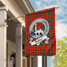 Garden Flag Butter Clan Badge Tartan Flag Scottish Tartan House Flag,buffalo plaid garden flag,irish family crest flags,ns tartan flags,scottish clan flags,scottish clan flags uk,Scottish Tartan House Flag,Tartan Clan Flag,tartan day flag,Tartan Garden Flag