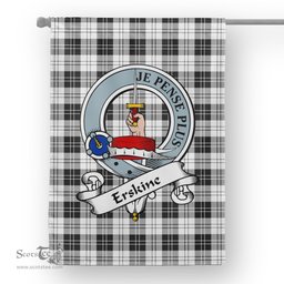 Garden Flag Erskine Black And White Clan Badge Tartan Flag Scottish Tartan House Flag,buffalo plaid garden flag,irish family crest flags,ns tartan flags,scottish clan flags,scottish clan flags uk,Scottish Tartan House Flag,Tartan Clan Flag,tartan day flag,Tartan Garden Flag