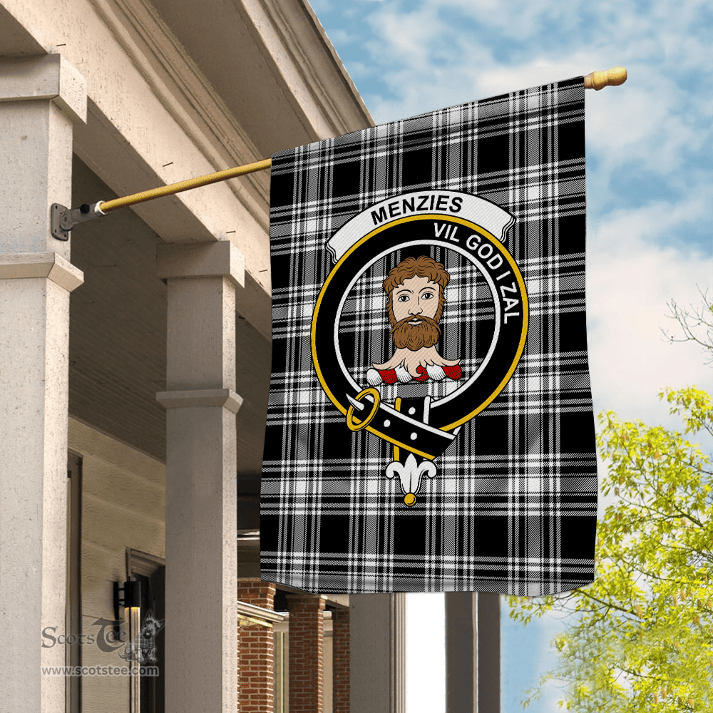 Garden Flag Menzies Modern Tartan Flag Clan Badge Tartan House Flag