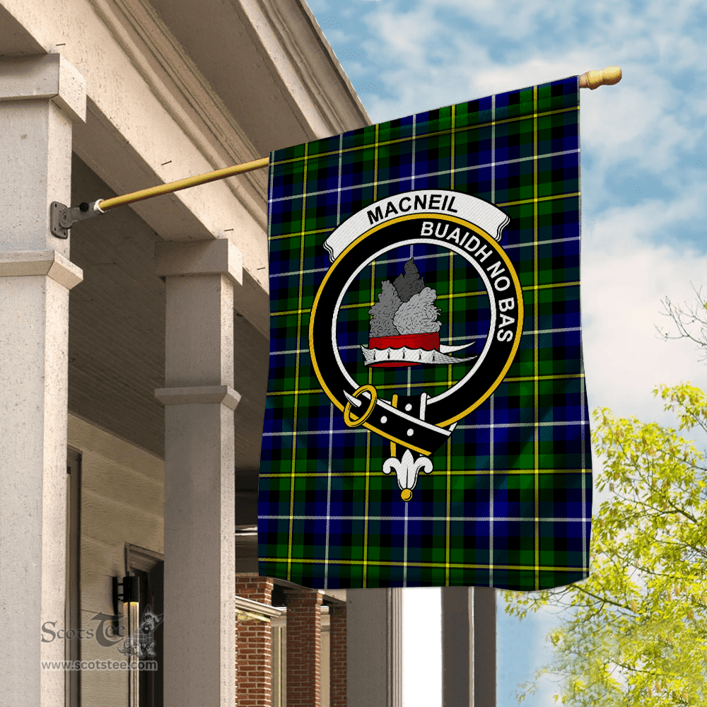 Garden Flag MacNeill Of Barra Modern Tartan Flag Clan Badge Tartan House Flag