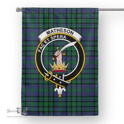 Garden Flag Matheson Hunting Tartan Flag Clan Badge Tartan House Flag