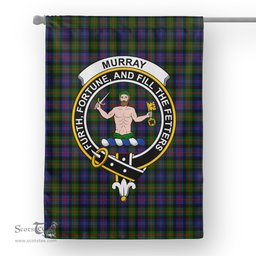 Garden Flag Murray Of Atholl Modern Tartan Flag Clan Badge Tartan House Flag