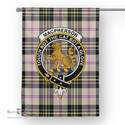 Garden Flag MacPherson Dress Ancient Tartan Flag Clan Badge Tartan House Flag