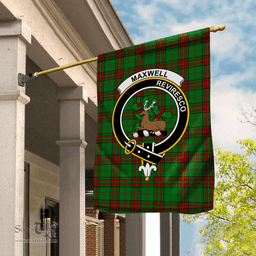 Garden Flag Maxwell Hunting Tartan Flag Clan Badge Tartan House Flag