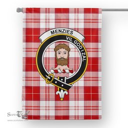 Garden Flag MenZies Tartan Flag Clan Badge Tartan House Flag