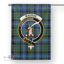 Garden Flag MacRae Hunting Ancient Tartan Flag Clan Badge Tartan House Flag