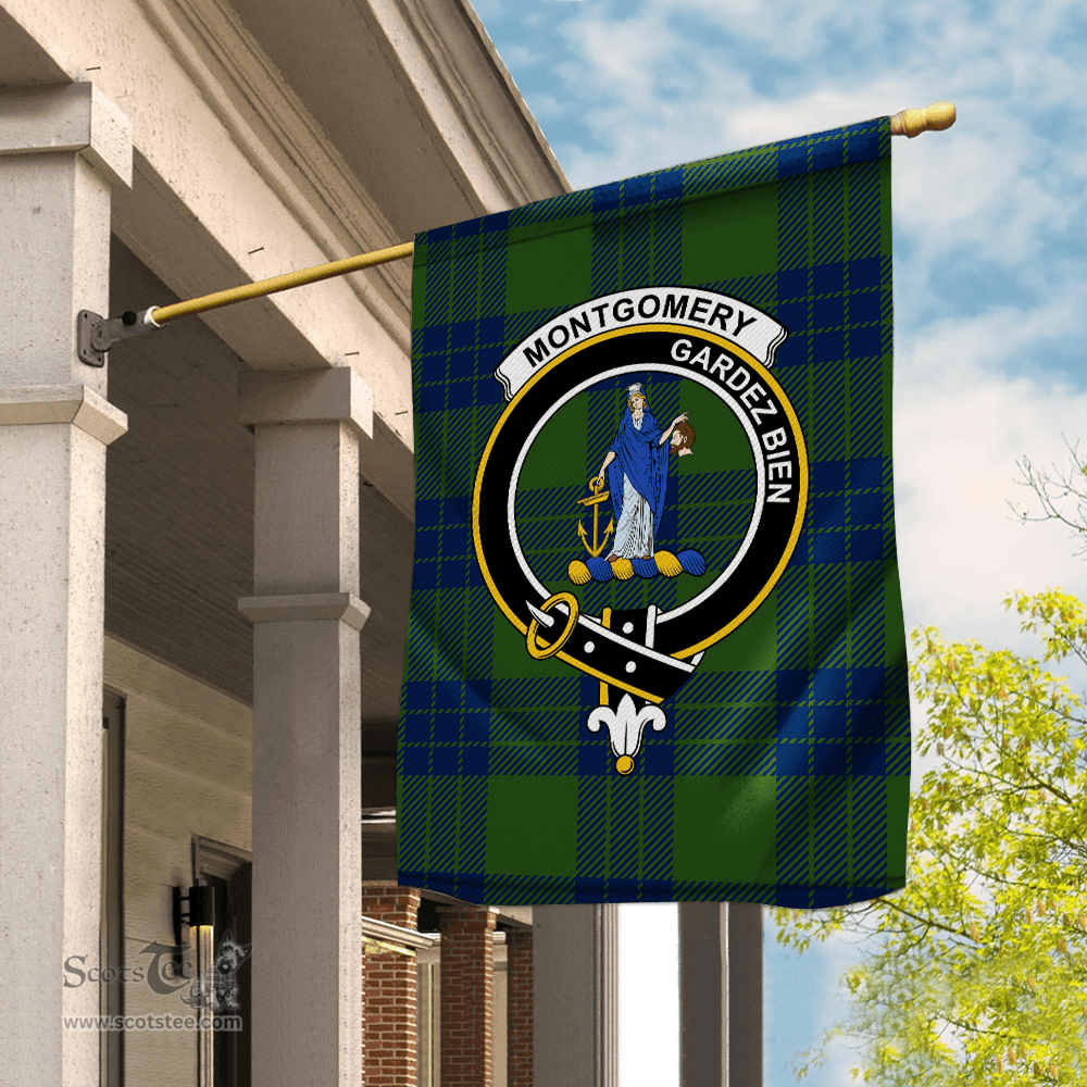 Montgomery Flag Garden Flag Montgomery Hunting Tartan Flag Clan Badge Tartan House Flag