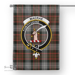 Garden Flag MacRae Hunting Weathered Tartan Flag Clan Badge Tartan House Flag