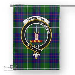 Garden Flag MacIntyre Hunting Modern Tartan Flag Clan Badge Tartan House Flag