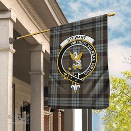 Garden Flag Stewart Stuart Of Bute Old Weathered Old Weathered Tartan Flag Clan Badge Tartan House Flag Stewart Flag