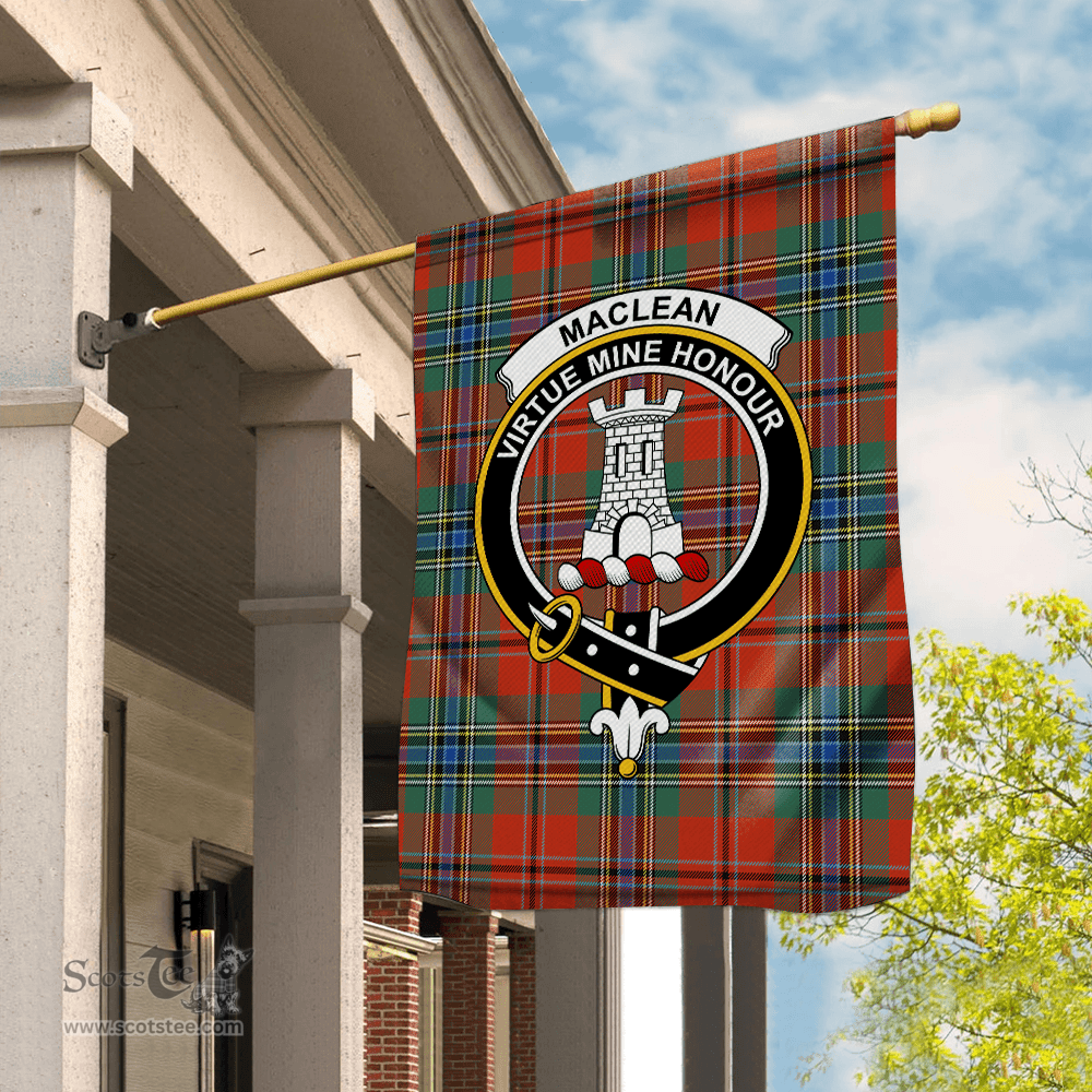 Garden Flag MacLean Of Duart Ancient Tartan Flag Clan Badge Tartan House Flag
