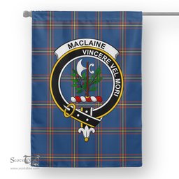 Garden Flag MacLaine Of Loch Buie Hunting Ancient Tartan Flag Clan Badge Tartan House Flag