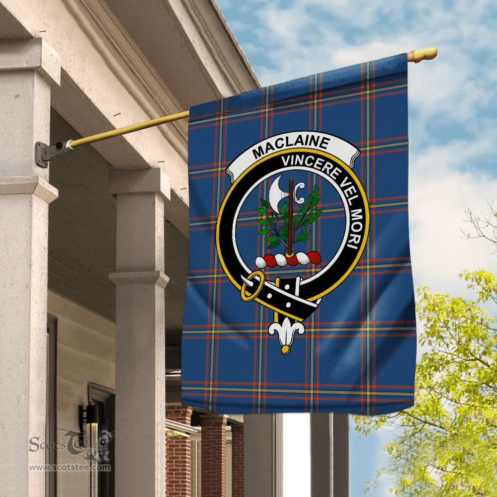 Garden Flag MacLaine Of Loch Buie Hunting Ancient Tartan Flag Clan Badge Tartan House Flag